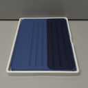 ESR for iPad Pro 11 Inch Case (M5/M4) 2025/2024, Rotating Case with Removable Magnetic Cover, Adjustable Portrait/Landscape Stand, 9 Standing Angles, Shift Series, Blue