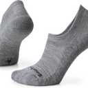 Smartwool Everyday Light Cushion Merino Wool No Show Socks for Men and Women (Gray)
