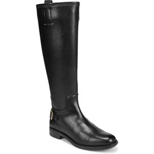Franco Sarto Womens Merina Knee High Riding Boots Black Stretch 6 ¹/² M Black Stretch 