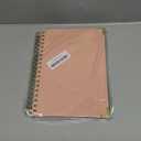 Aesthetic Thick Spiral Notebook Journal For Women in B5 Format - Stylish Linen Hardcover College Ruled Note Book w 300 Lined Pages - Cute Supplies For Bible Study & Staying Organized at Work or School (Pink)