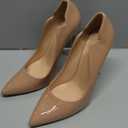 COLETER Women's Sexy Pointed Toe High Heels,4.72 inch/12cm Patent Leather Pumps,Wedding Dress Shoes,Cute Evening Stilettos, 8