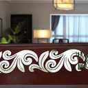 MEYA Set of 10 DIY Mirrored Wall Sticker, 3D Acrylic Mirror Decal for The Ceiling Baseboard Waist Pattern Decorative Ceiling Borders