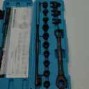 DURATECH 15-Piece Universal Ratcheting Serpentine Belt Tool Set, Belt Tensioner Tool Kit with Blackening Treatment for Installing and Removing Pulleys and Belts