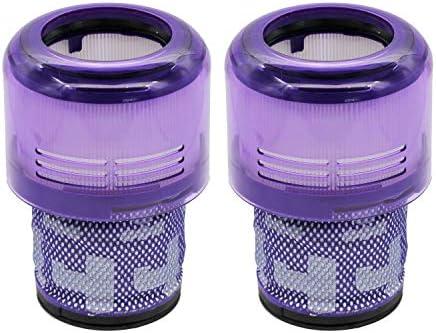 Lemige 2 Pack Vacuum Filters Replacement Parts Compatible with Dyson V11 Origin V11 Torque Drive V11 Animal V11 Complete V11 Extra V15 Detect V15s Detect Submarine Vacuums, Compare to Part 970013-02