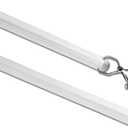 2 Pack 36 Inch Universal Drapery Pull Rod Invisible Clear Curtain Wand for Easier Opening and Back (Acrylic, 36")