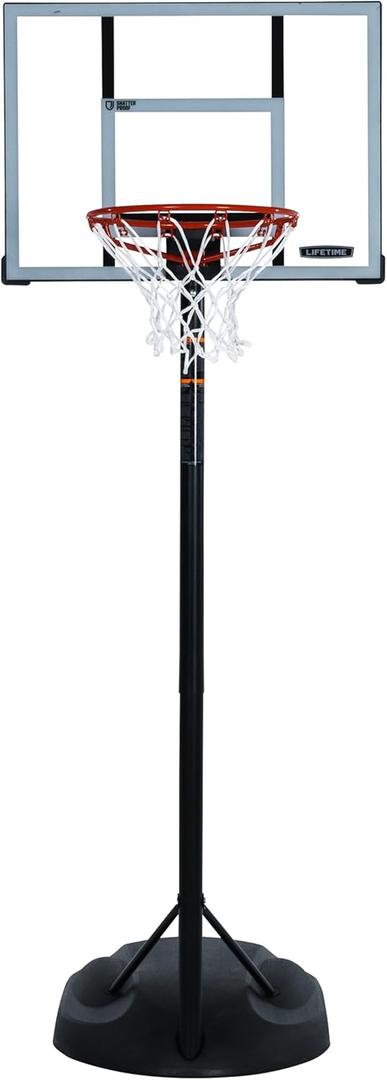 Lifetime Lifetime Youth Portable Basketball Hoop, Adjustable Height 5.5-7.5 Ft, 30-Inch Shatterproof Fusion Backboard