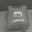 Waffle Bath Mat-Runner Rug, Super Absorbent Non Slip Bath Mats for Bathroom Machine Washable Long Rugs with Tassels, Bath Rugs for Bathroom Floor Beside Tub, 2' x 6' (Light Grey)