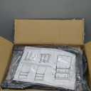 SORCEDAS Plant Stand Indoor Outdoor 3 Tier Tall Corner Hanging Plant Shelf Metal Flower Stands Ladder Plant Holder for Living Room Balcony Garden Patio Multiple Plants, Dark Grey