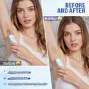 Women's Bikini Trimmer, 2-in-1 Electric Shaver for Bikini Line, Legs, Underarms, Face - Waterproof Women's Electric Shaver for Sensitive Skin, USB Rechargeable (Blue)