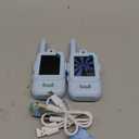 Video Walkie Talkies with Real-Time Screen & Voice Changer, Rechargeable Long Range Radios for 3-12 Year Old Boys Girls, Christmas Birthday Gifts for Kids Indoor Outdoor Camping (Blue+Blue)