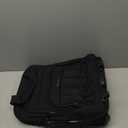 Small Underseat Carry on Luggage with Wheels, 16-inch Under Seat Luggage, Lightweight Travel Luggage Travel Suitcase for Women, Personal Item Bag, Black