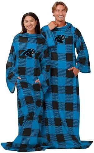 FOCO NFL unisex-adult Nfl Team Logo Oversized Wearable Throw Blanket