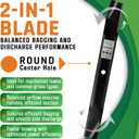 Mower Mulching Blades for Toro TimeCutter 42" Decks Replacement for 117-5376-03 with Bolts and Washers 2 PCS