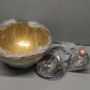 Gold-Electroplated Industrial Pendant Light 11.8inches 2 Packs,Mental Hanging Light Fixtures for Kitchen Island,Dome Pendant Light,Ceiling Light Fixtures for Restaurant Dining Room Aisle