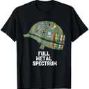 Born To Math Full Metal Spectrum T-Shirt S