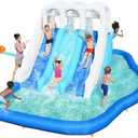 Bestway H2OGO! Tidal Trifecta Kids Inflatable Water Park | Inflatable Triple Slide and Splash Pool | Great for Kids Ages 5 and Up