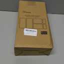 6 Pack Large Clear Plastic Drawer Organizer Trays, Acrylic Kitchen Drawer Organization and Storage Dividers, Non-Slip Storage Bins for Makeup, Kitchen Utensils, Bathroom, Jewelry, and Office Desk