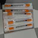 2 x Eelaienya U-100 Syringe 1ml/cc 30G 5/16" (8mm) Needles, Individually Wrapped, 50 Pack