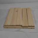 1 Piece Large Pine Wood Crates For Storage, Unfinished Natural Wooden Crates, 17" x 13" x 8.9"