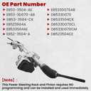 DB5Z-3504-AE Power Steering Rack and Pinion | Compatible with Ford Explorer 2013 2014 2015 EB53-3D070-AB DB53-3504-CK DB533D070 EB5Z3504A