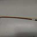 LMS Violin Bow Full Size 1/4 Brazilwood Violin Bows Lightweight Bow Well Balance Fiddle Bow Made with Ebony Frog Mongolian White Horse Hair for Violin Student Professional (1/4)