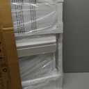 WAOWAO Clear Baby Gate for Stairs Modern Design Acrylic Auto Close Pet Gate, 29.52-47.24" Wide Safety Baby Gate for Doorways,White Clear Dog Gates Indoor, Hallways,Kitchen