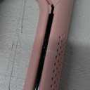 360 Airflow Styler Curling Iron - 1 Inch Hair Straightener and Curler 2 in 1 with Vented Cool Air to Lock in Style, Extra LongFlat Iron Curling Wand, Dual Voltage for Europe Travel (Blush)