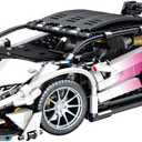 NEWRICE Super Sports Car Building Kit,1:14 Scale Model Building Blocks Toys,for 14+ Year Boys, Adult (1337Pieces), Large