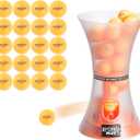 iPong Play Table Tennis Trainer Robot with 20 ABS Training Balls, Orange