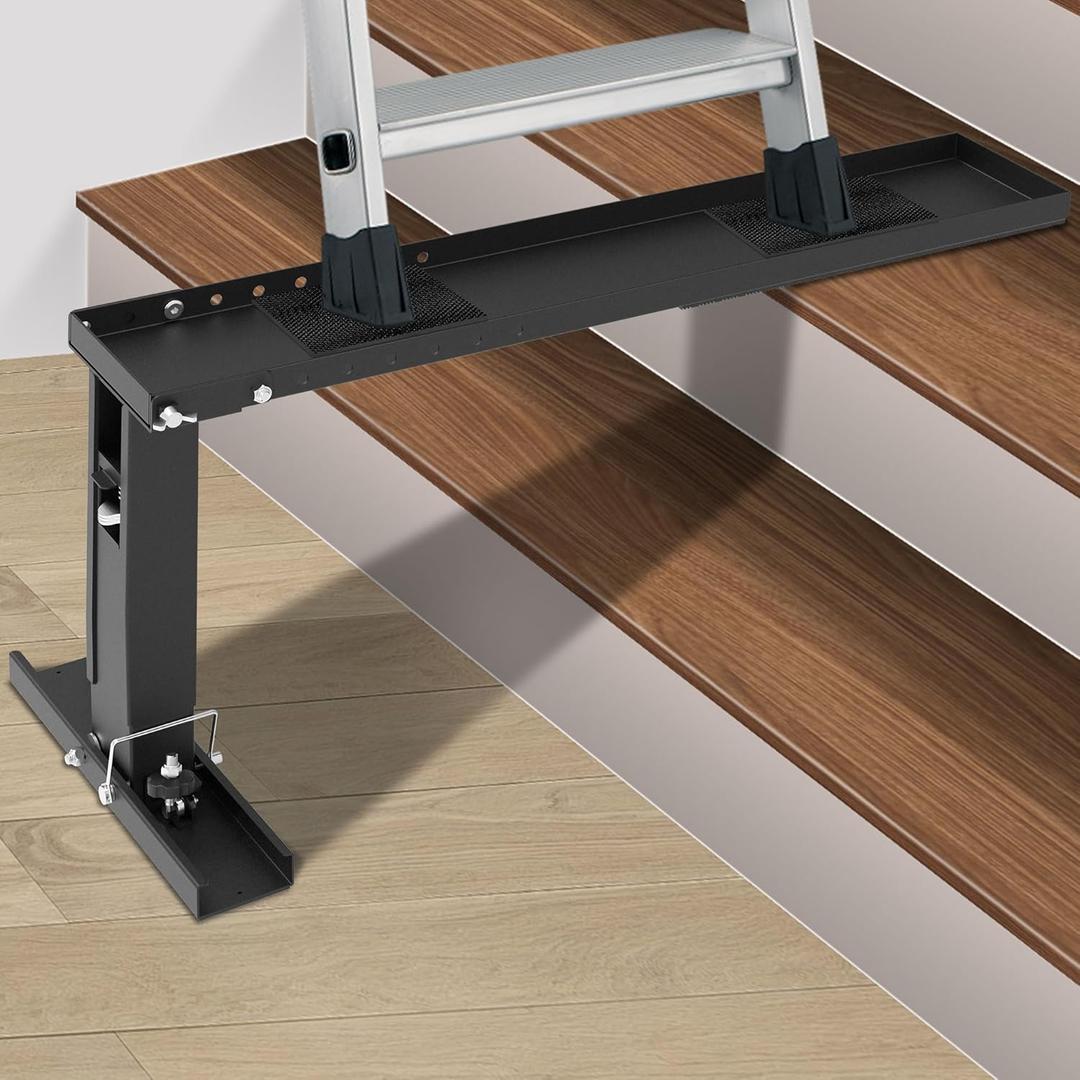 Extender Ladder Stabilizer,Ladder Leveler for Stairs,14.4-18 Adjustable Height Range for Ladder Extender and Stair Ladder Leveler,Adjustable Ladder for Stairs