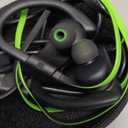 Stiive Bluetooth Headphones, 5.3 Wireless Sports Earbuds IPX7 Waterproof with Mic, Stereo Sweatproof in-Ear Earphones, Noise Cancelling Headsets for Gym Running Workout, 16 Hours Playtime - GreenBlack