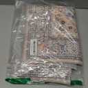 Goideal Washable Entry Rug 2x3, Beige Small Area Rugs Non Slip, Indoor Low Pile Carpet with Rubber Backing for Bathroom Kitchen Entryway Office