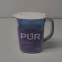 PUR 7-Cup Water Filter Pitcher, Cleaner, Great-Tasting Water, Dishwasher Safe, Powerful, Faster Filtration, LockFit Cap Design - White