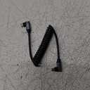 SMALLRIG USB C to USB C Coiled Data Cable (Angled to Angled), 90 Degree Type C Cable 20Gbps High Speed Data Transfer, Support PD 100W Fast Charging, for iPhone, Laptops and Cameras etc. - 4793