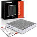A-Premium Cabin Air Filter with Activated Carbon Compatible with Hyundai Elantra, Elantra N, Sonata, Santa Fe, Tucson, Kona, Ioniq 5, Santa Cruz & Kia Sorento, Sportage, Niro, K5, EV6 & Genesis GV60