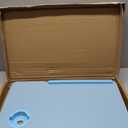 Laptop Desk for Bed Couch,Lap Desk for Laptop,Portable Laptop Stand for Desk,Small Adjustable Laptop Desk,Foldable Bed Table for Laptops and Writing, Bed Tray Table with Cup Holder(Blue)