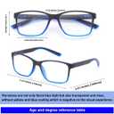 Many Type Reading Glasses Blue Light Blocking Glasses Readers for Women Men on Sa_s L P Products (05, Set1, 4 Mix Colors)