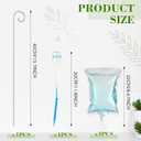 Norme 6 Pcs Plant Drip Irrigation Set 500 ml Drip Water Bag Plant Waterer with Support Rod Stakes Self Watering Spikes Automatic Watering System for Potted Indoor Outdoor