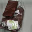 Pureegg Plastic Table Cloth Disposable 54x108 Brown 3Pack, 54" X 108" Rectangle