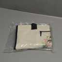 Letter Initial Canvas Tote Bag Personalized Present Bag Gift for Mother's Day Bridesmaids Bride Birthday Wedding