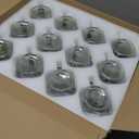 16 oz Mason Jars with Handle,Old Fashioned Drinking Glasses with Chalkboard Labels and Silver Metal Lids,Glass Mugs for Party or Daily use,Set of 12.