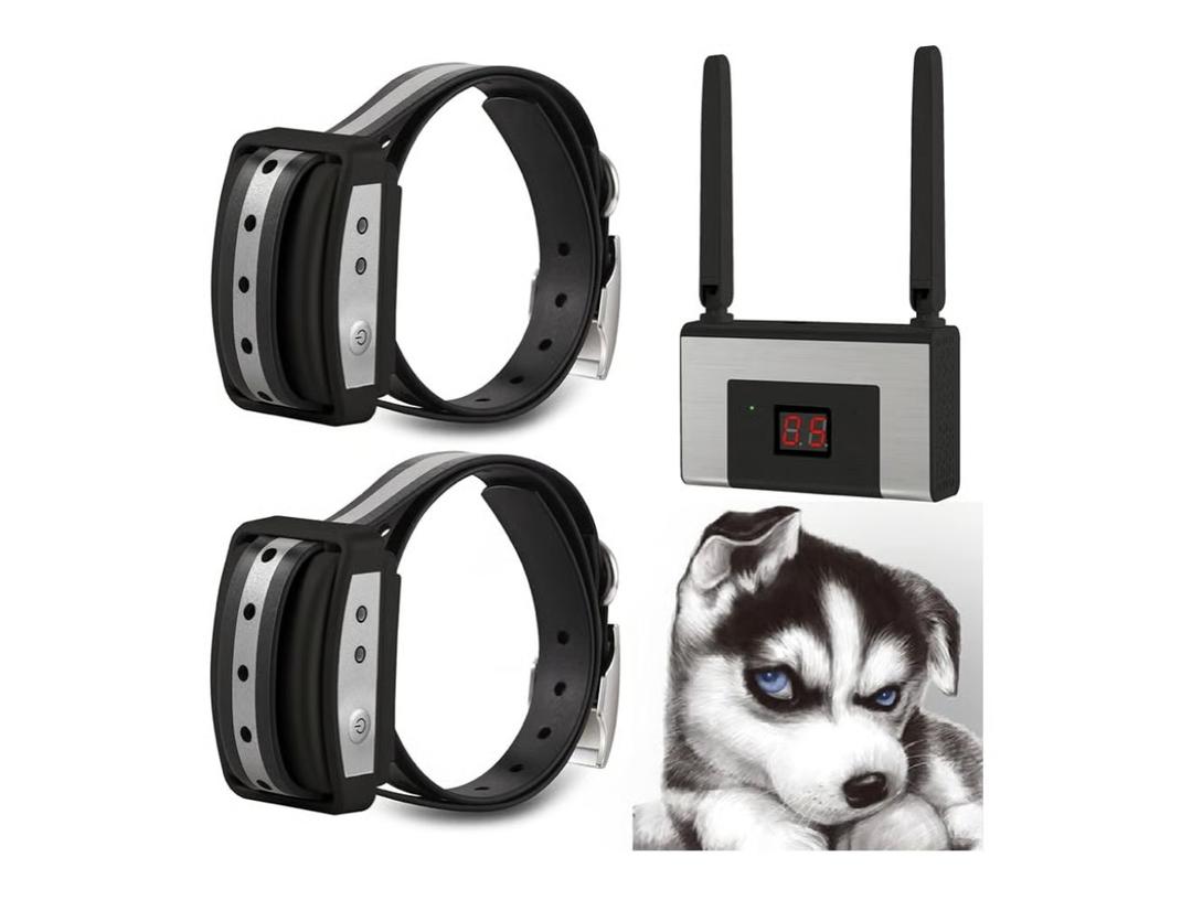 Electric Wireless Dog Fence System, Pet Containment System for 2 Dogs
