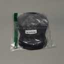 Eulps Mouse Pad with Gel Wrist Rest, Ergonomic Comfortable Computer Wrist Support for Laptop, Pain Relief Mousepad with Non-Slip PU Base for Office & Home (All Black)