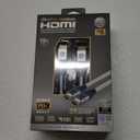 GE 15 ft. 8K HDMI 2.1 Cable with Ethernet and Gold Plated Connectors in Grey 