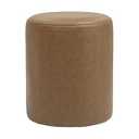 Get Set Style Modern Round Ottoman with Soft Padded Seat, Multifunctional Vanity Stool for Makeup, Upholstered Footrest Stool Ottoman Foot Stool for Living Room, Bedroom 