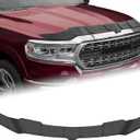 Hood Protector Fit for Dodge Ram 1500 2019-2025 TPE Hood Shield Bug Hood Deflector Fit for Dodge Ram 1500 Accessories 2019-2024 2025 Hood Guard for Ram 1500 (Excludes Rebel & TRX Models)