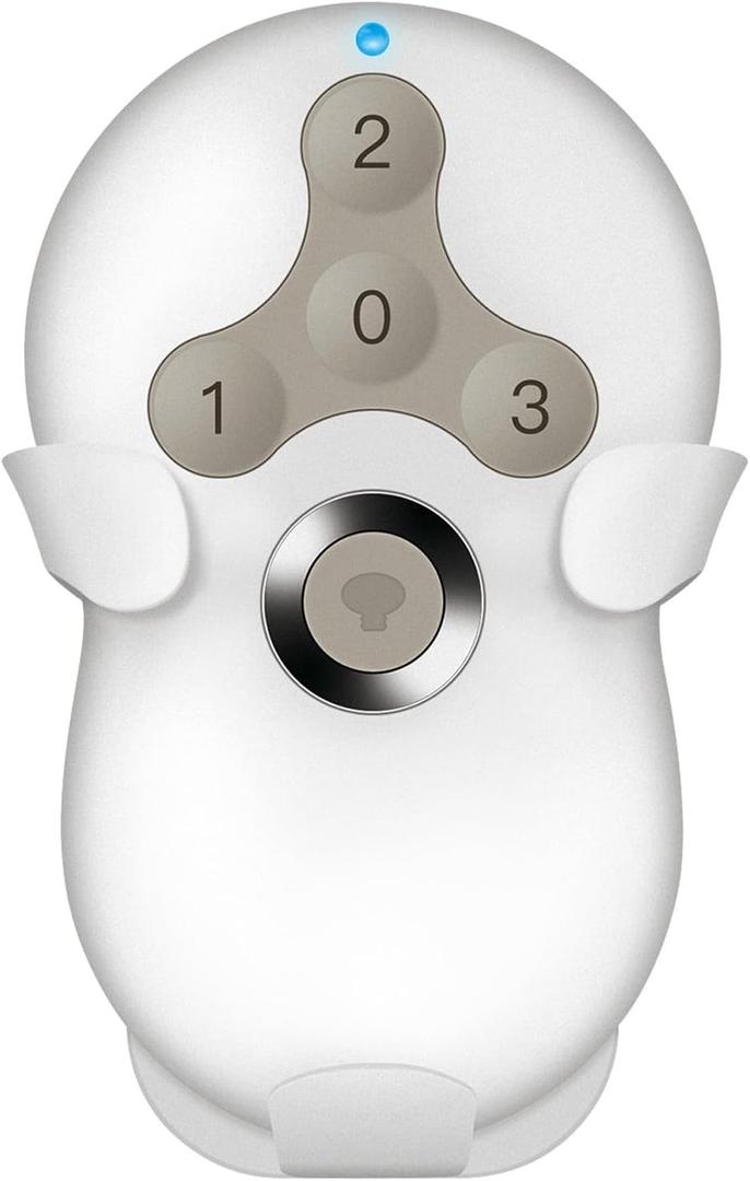 Ceiling Fan Remote Control Replacement for Hunter, Compatible with Hunter Remote 99122/99123, 3 Speed, Light Dimmer, 434MHz, Easy to Set with Mount Holder, Remote only - Receiver Not Included
