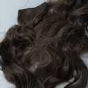 ALXNAN Clip in Hair Extensions for Women,Chocolate Brown with Dark Brown Long Wavy Hair Extensions Clip Ins 4PCS 24 Inch Synthetic Soft and Natural Thick Hair Pieces for Women