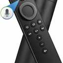 B BraiNice L5B83H 2nd Gen Smart Voice Remote Control Fit for AMZ Smart TVs 2nd Gen, Smart TVs Cube 2nd Gen, 1st Gen Smart TVs Cube, AMZ Smart TVs 4K, Smart TVs Lite, 3rd Gen AMZ Smart TVs, black
