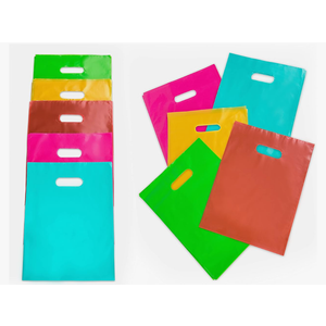 Merchandise Bags Multicolor 100 Count 9"x12" Size